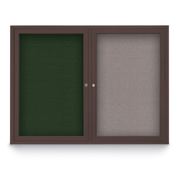 Corkboard, Cobalt/Black, 36" x 36"